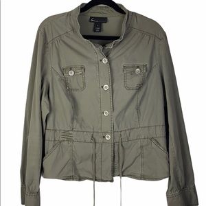 Lane Bryant army surplus style military jacket 16